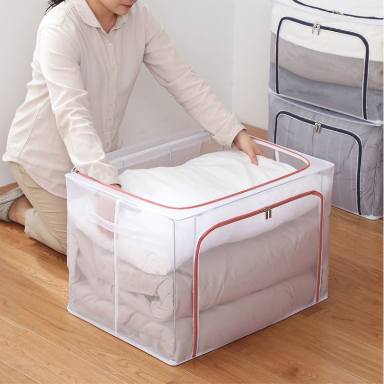 Hộp đựng chăn, màn, quần áo đa năng trong suốt