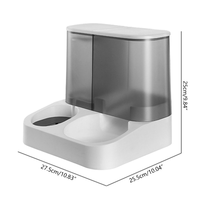 Bát Đựng Nước Uống Tự Động 2 Trong 1 Cho Mèo