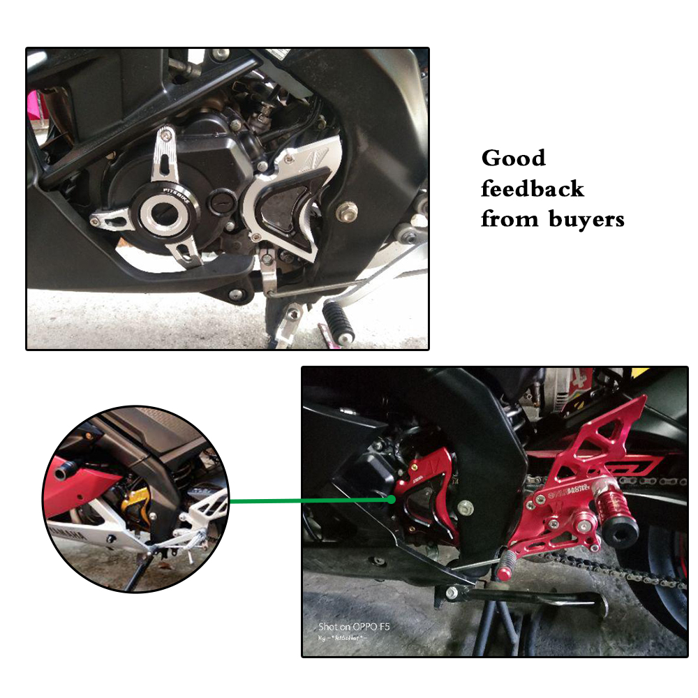 Phụ Kiện Bảo Vệ Động Cơ Phía Trước Bằng Nhôm cnc Cho Xe Mô Tô yamaha xsr155 mt15 vixion Ốp