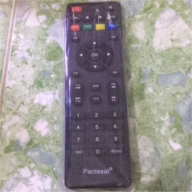 [Mã ELFLASH3 hoàn 10K xu đơn 20K] Remote đầu thu PANTESAT T2