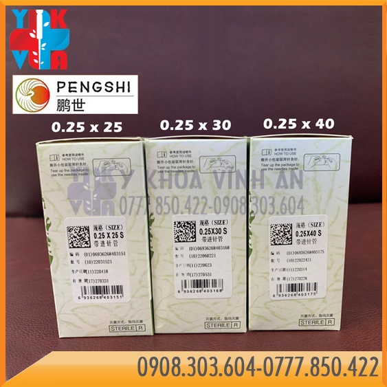 Kim Châm Cứu Pengshi Hộp 500 Kim