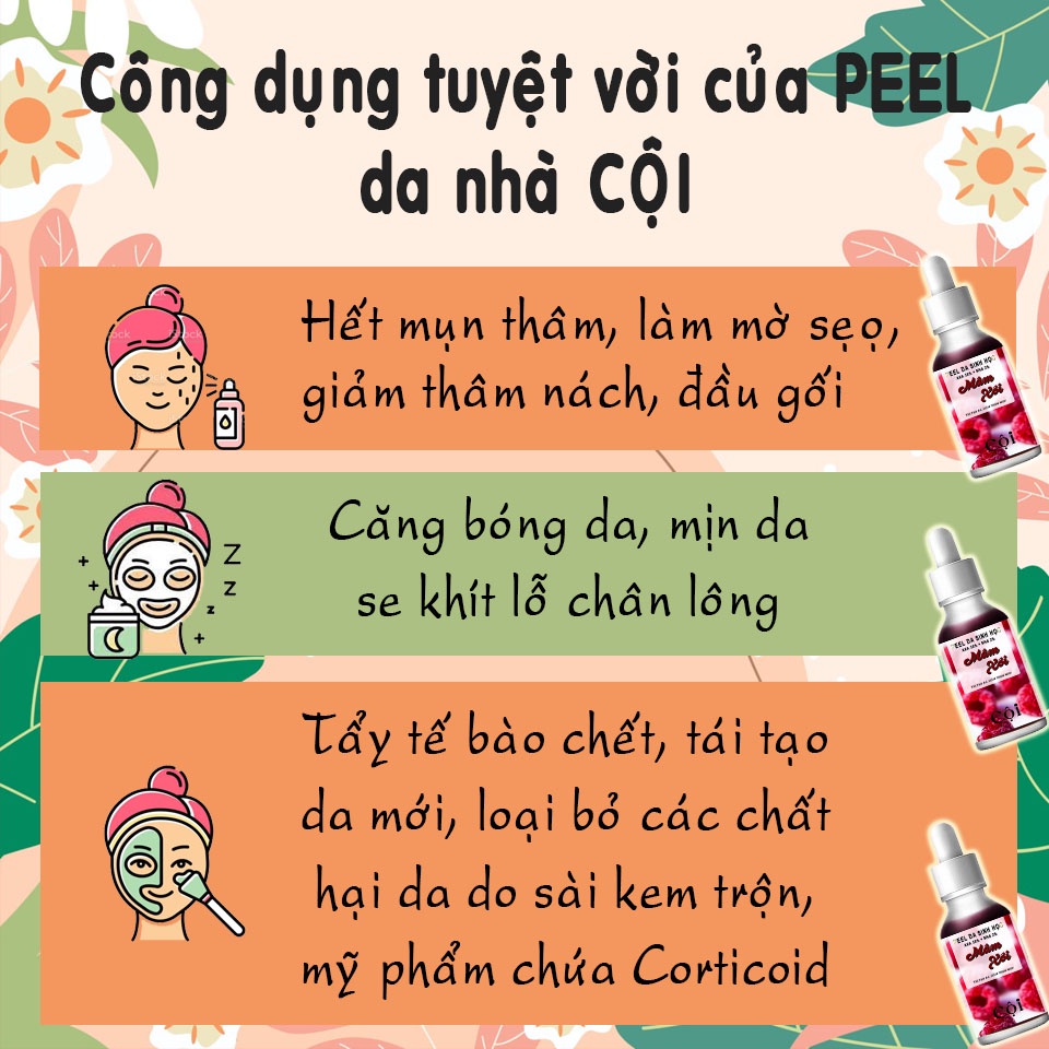 Peel da sinh học AHA 30% + BHA 2% - Peeling sinh học - Peel da tái tạo