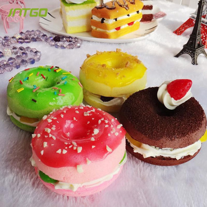 Đồ chơi Squishy hình bánh donut mềm mại Ubỏ sỉ