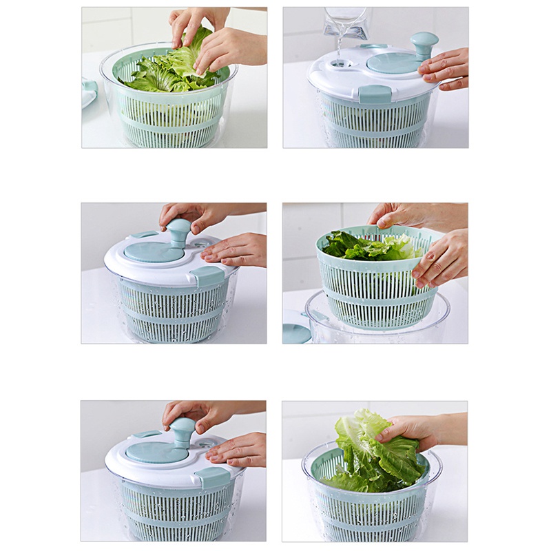 Con Quay Salad Kèm Tô An Toàn Và Tay Cầm Xoay Dễ Sử Dụng Cho Nhà Bếp