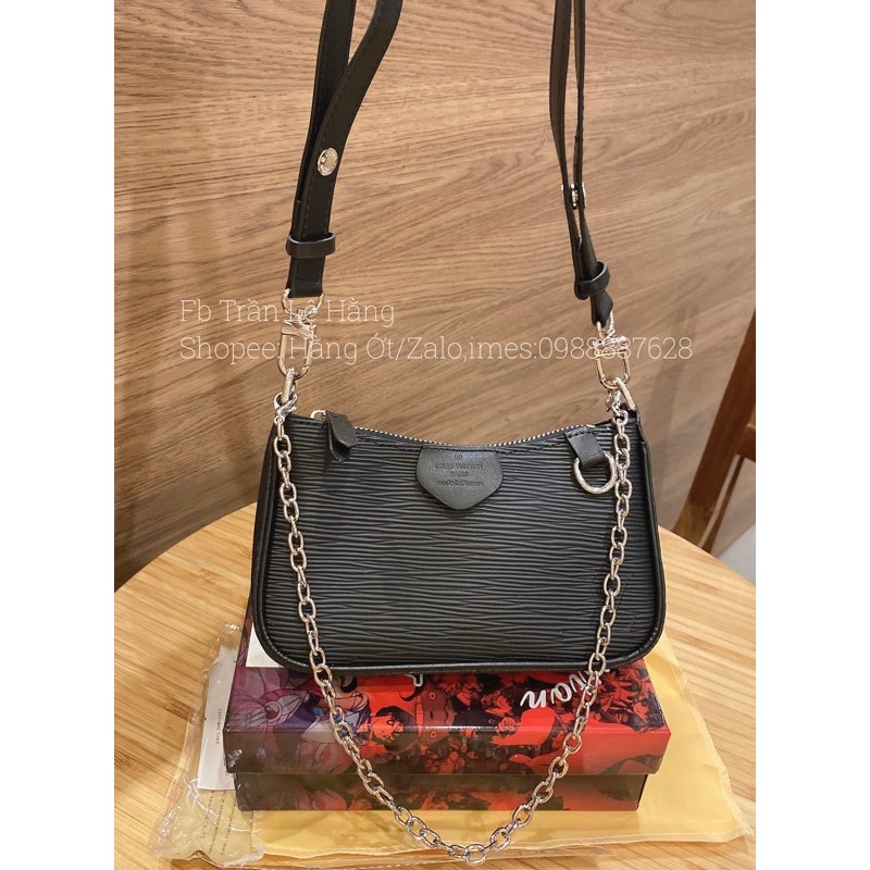Túi Chữ LL Chất Tăm sz 20cm kèm hộp | BigBuy360 - bigbuy360.vn