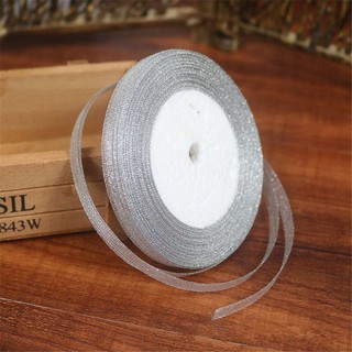 Cuộn Dây Ruy Băng Bằng Lụa Satin 25 Yard 6mm