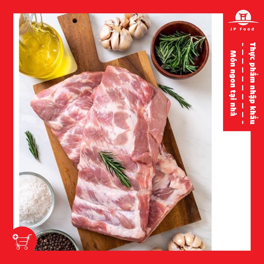 - Giá rẻ nhất sàn- Sườn bẹ heo cánh buồm tảng JPFood- Đức~2kg/cái JM132