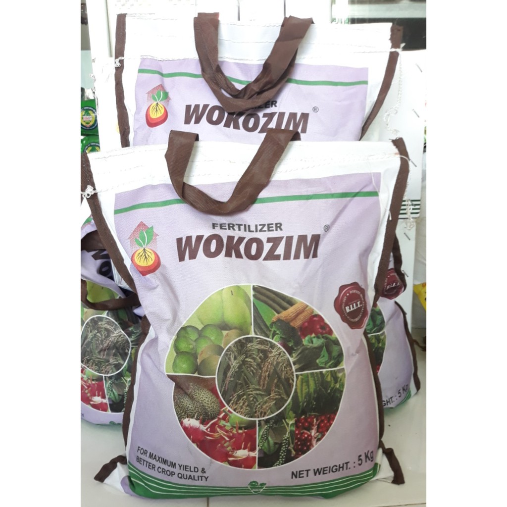 WOKOZIM -túi 5kg- Phân bón vi lượng dạng hạt, bón qua rễ