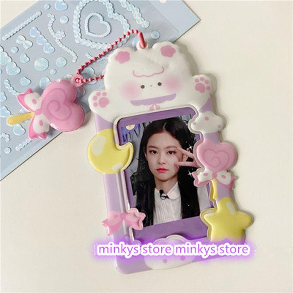 Album Ảnh Mini Dán Trang Trí Hình Gấu Dễ Thương Ốp