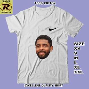 HOT áo thun in NBA Kyrie Irving HEAD Design Excellent Quality rẻ đẹp