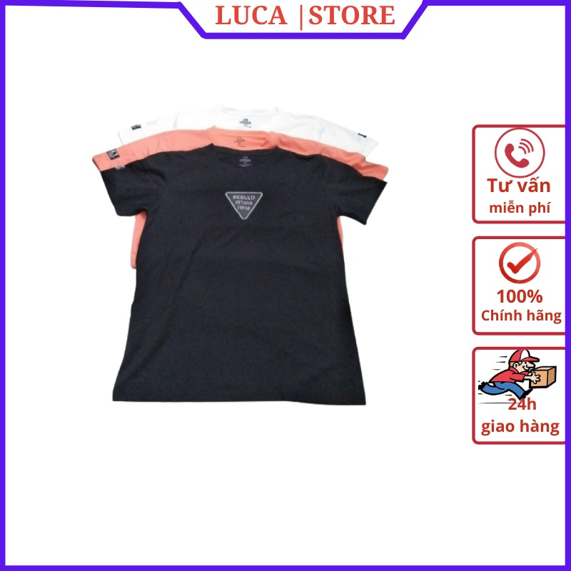 Áo thun nam form rộng tay lỡ dáng suông cổ tròn ,phông nam tay ngắn big size LUCA LC 09