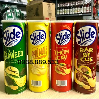 Snack Khoai Tây Slide lon 160g