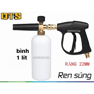 BỘ SÚNG XỊT RỬA VÀ BÌNH TẠO BỌT TUYẾT CAO CẤP CHO MÁY RỬA XE ÁP LỰC CAO