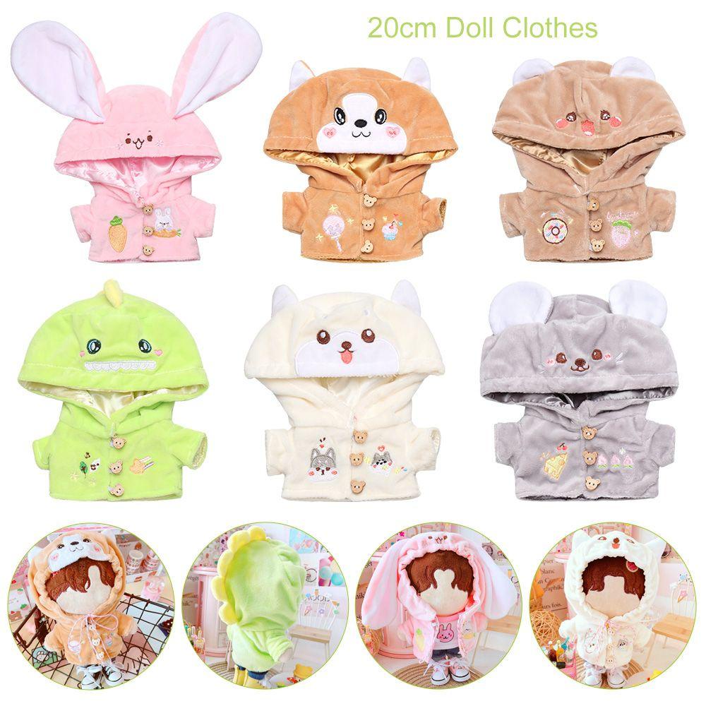 Áo Khoác Họa Tiết Hoạt Hình Khủng Long Cho Búp Bê 20cm