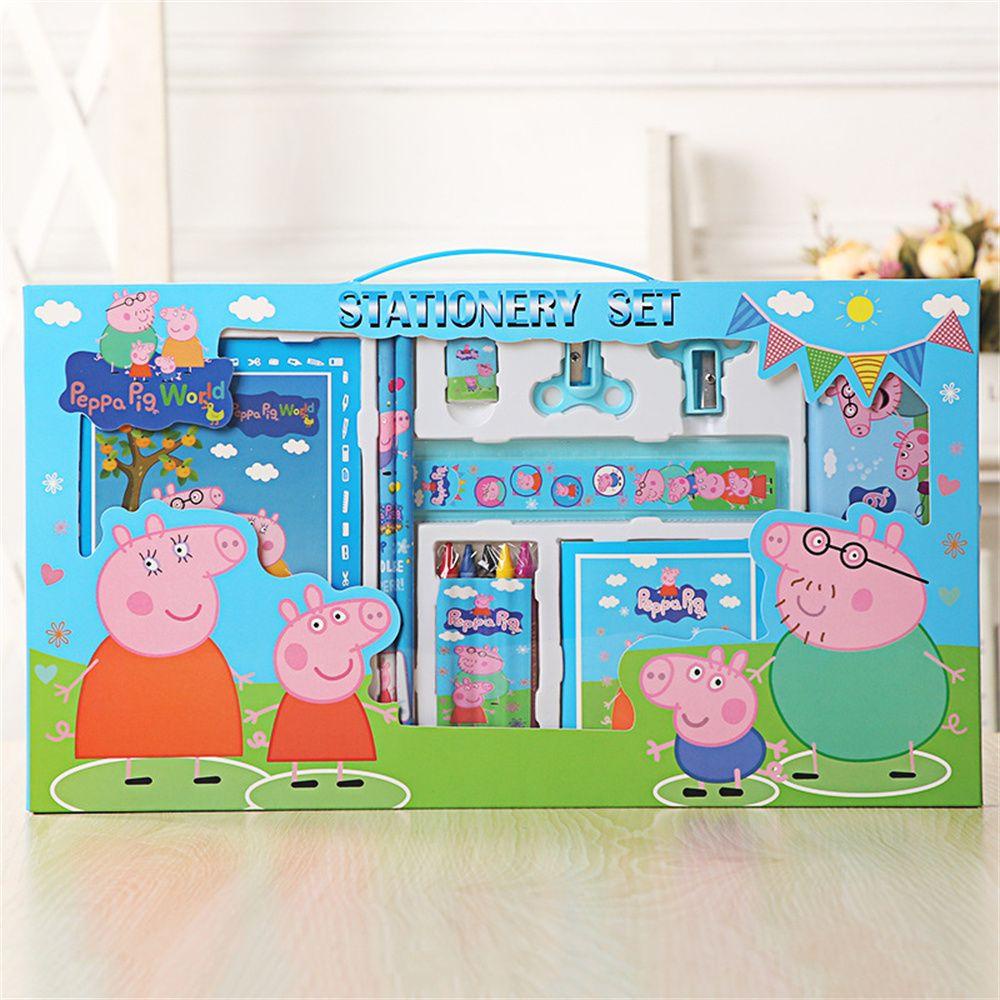 Bộ Dụng Cụ Học Tập Họa Tiết Công Chúa Elsa/Người Nhện Dễ Thương Cho Bé