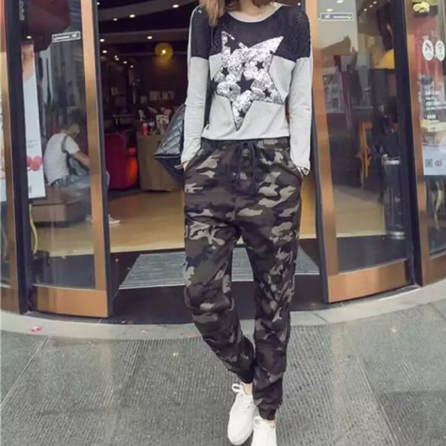 Quần jogger rằn ri lính unisex | BigBuy360 - bigbuy360.vn