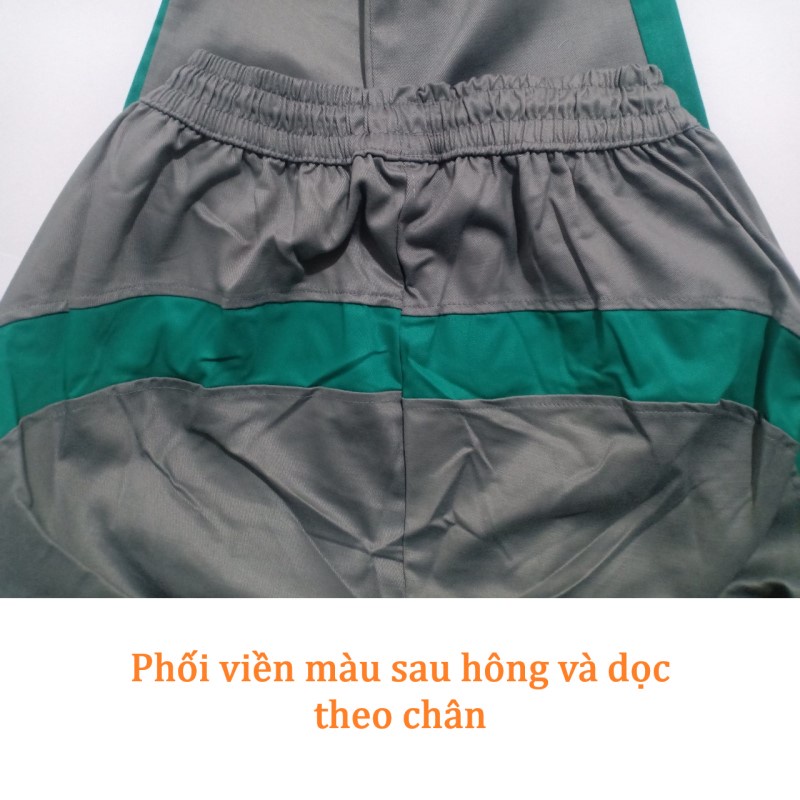 Quần kaki nam nữ Jogger bo chun ống phối sọc màu cá tính, phong cách thể thao