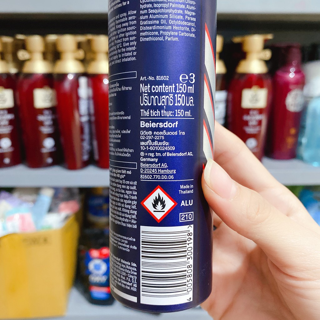 Combo Khử Mùi 48h - Khô Thoáng Tức Thì Nivea Men DRY IMPACT (1 lăn 50ml+ 1 xịt 150ml )