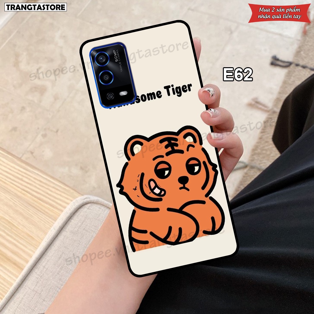 Ốp lưng Oppo A55 in hình dễ thương