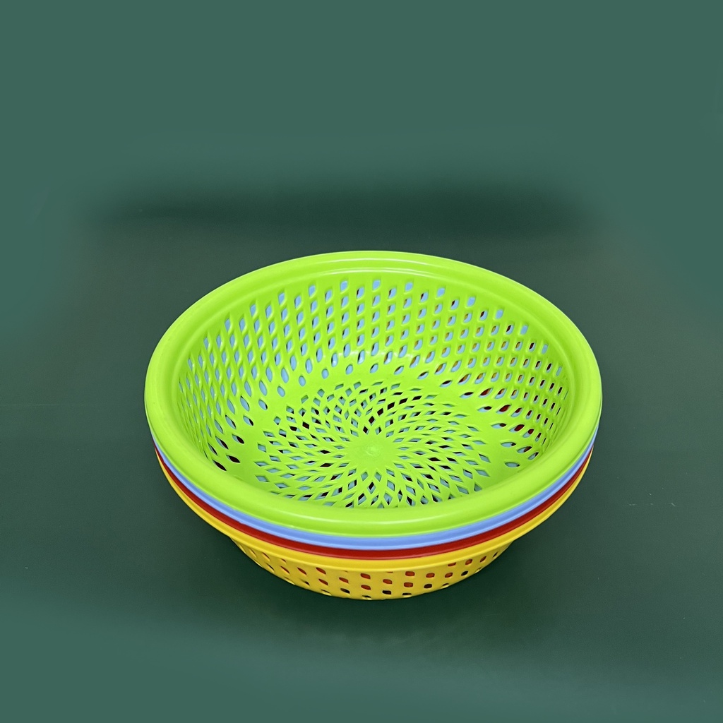 Rổ Nhựa Tròn 20cm Đựng Rau Củ Vật Dụng Đa Năng
