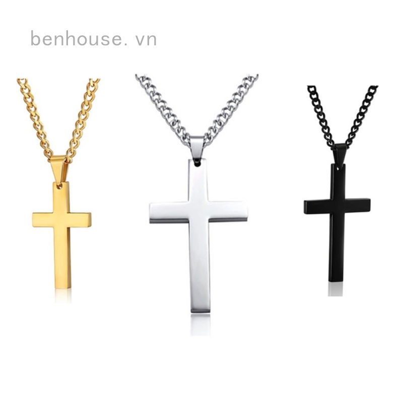 Dây chuyền hợp kim mặt hình chữ thập thiết kế đẹp mắt