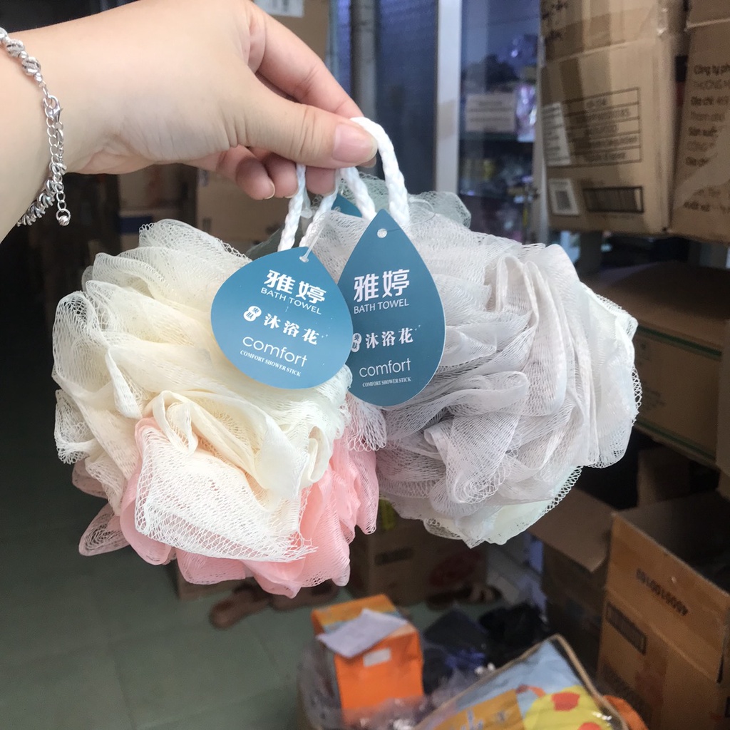 Bông tắm Cao cấp Loại lớn Mềm mịn