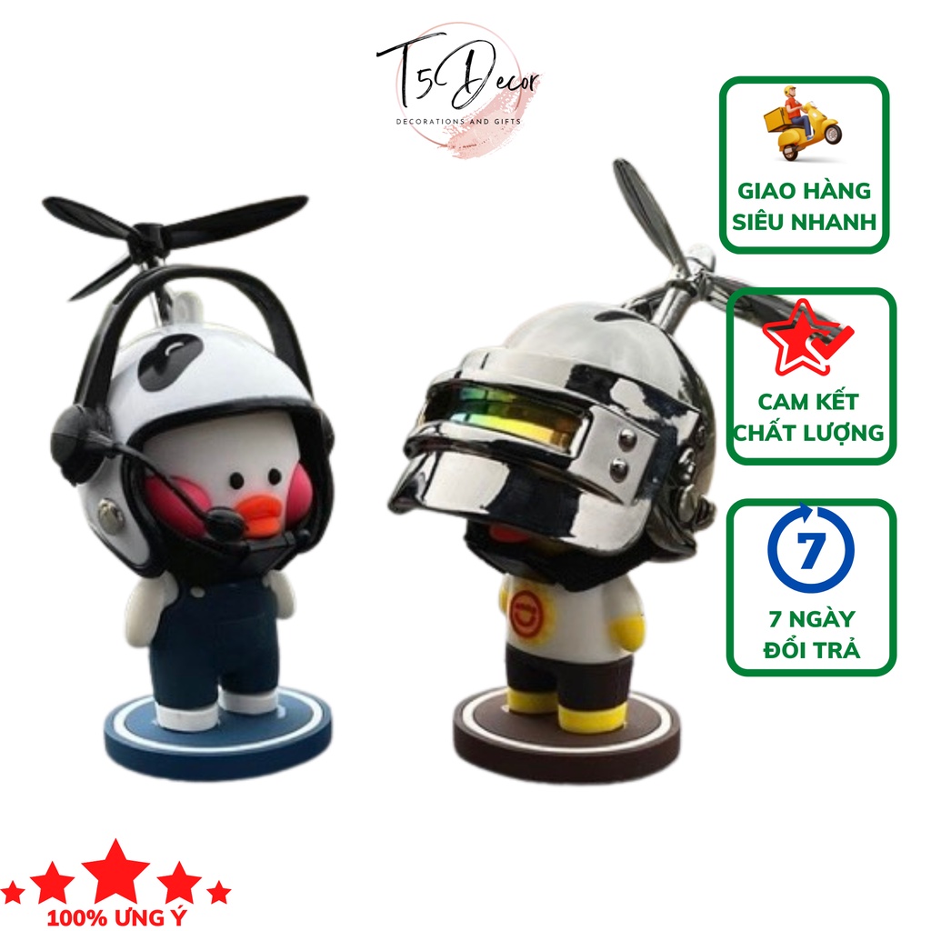 Phụ kiện đồ chơi Vịt Douyin gắn xe hơi , xe máy , trang trí để bàn dễ thương