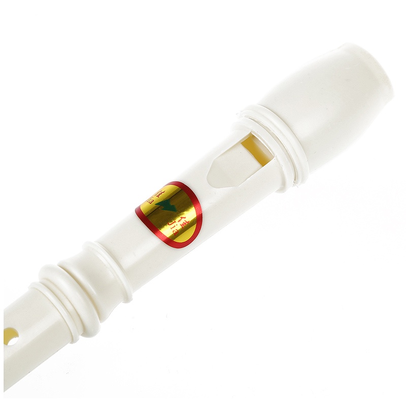 Sáo Nhựa 8 Lỗ Off White Làm Sạch Máy Ghi Âm Chuyên Dùng Cho Học Sinh