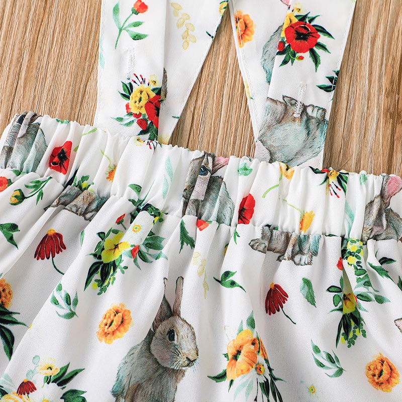 Combo bộ đồ bé gái 1-5 tuổi tay ngắn  In Họa Tiết Sọc Chân Váy Hoa set thời trang cho bé trẻ em