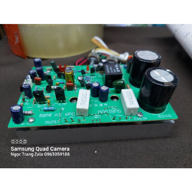 Bo Mạch Công Suất Cho Loa Trầm SUB 2 Sò - 150W