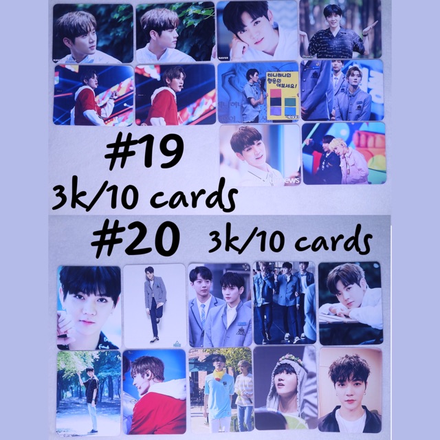 (Có sẵn) Sale set card Jonghyun / Minki / Baekho