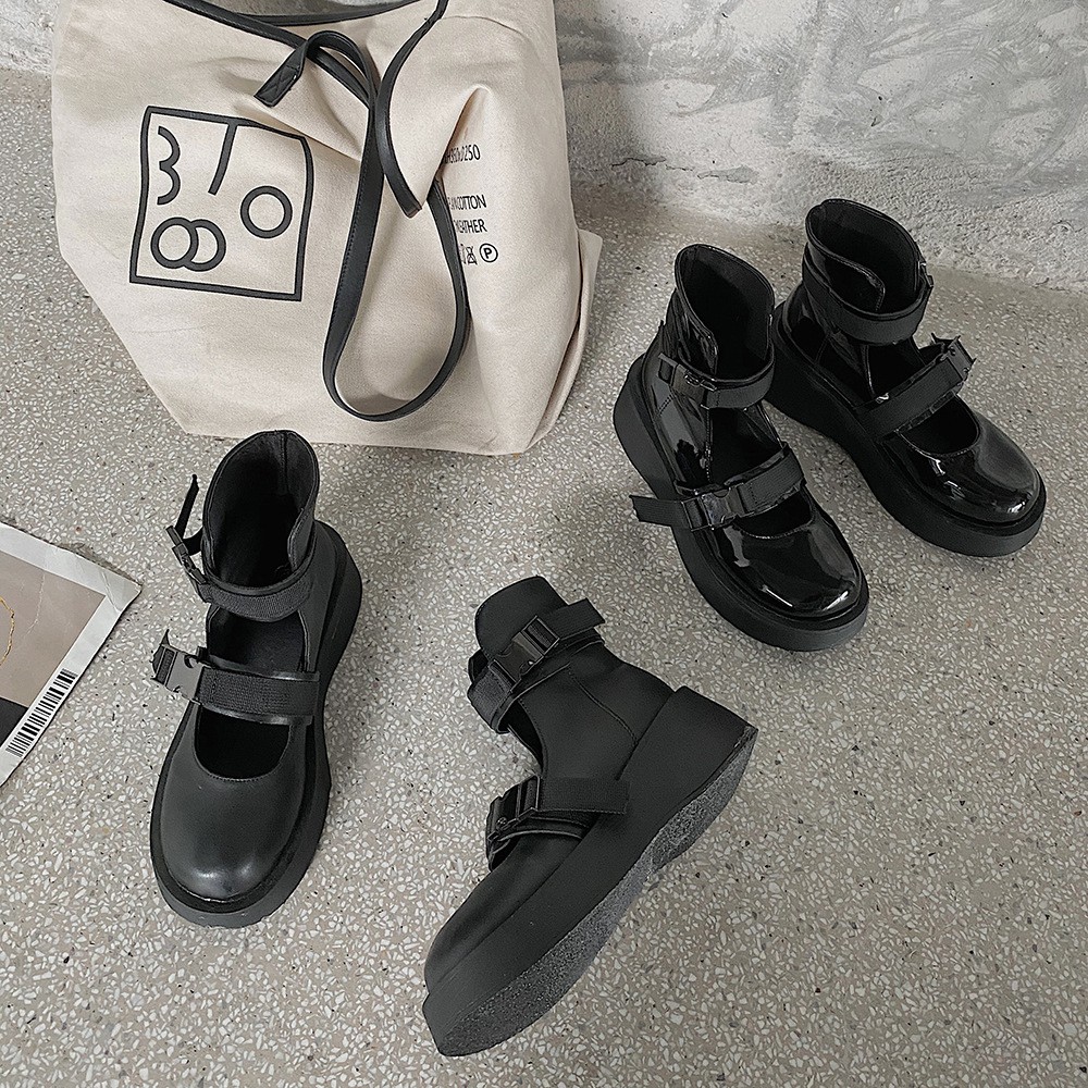 [ Mã 66CBSALE giảm 30K đơn 200K] Giày bít mũi màu đen sang trọng thiết kế hợp thời trang cho nữ | BigBuy360 - bigbuy360.vn