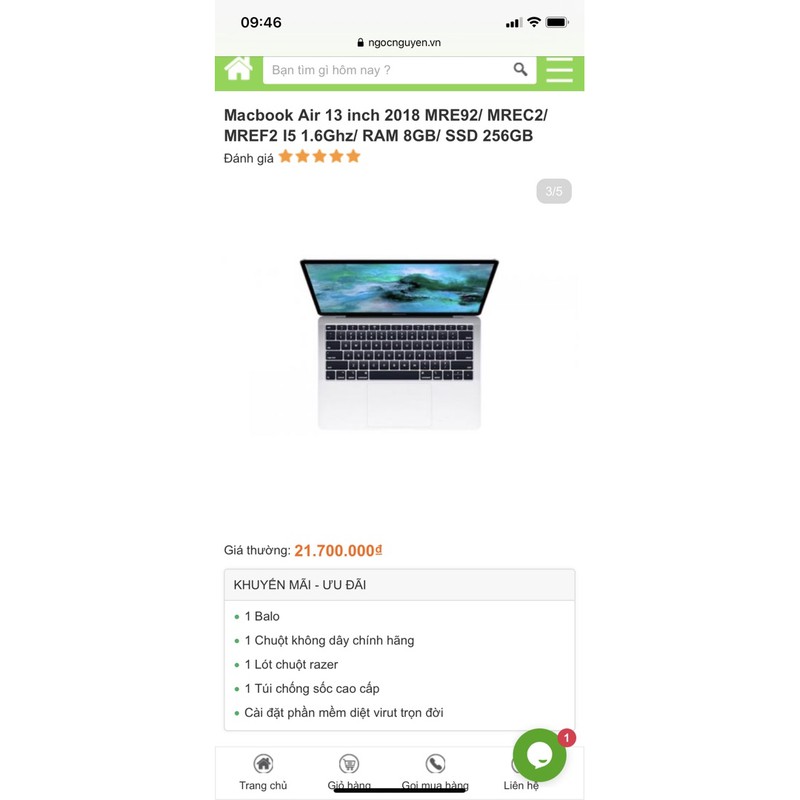 Ốp trong MacBook 13 Inch 2018 (A1931/A2179)