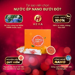 Nano bưởi đỏ chính hãng 100%