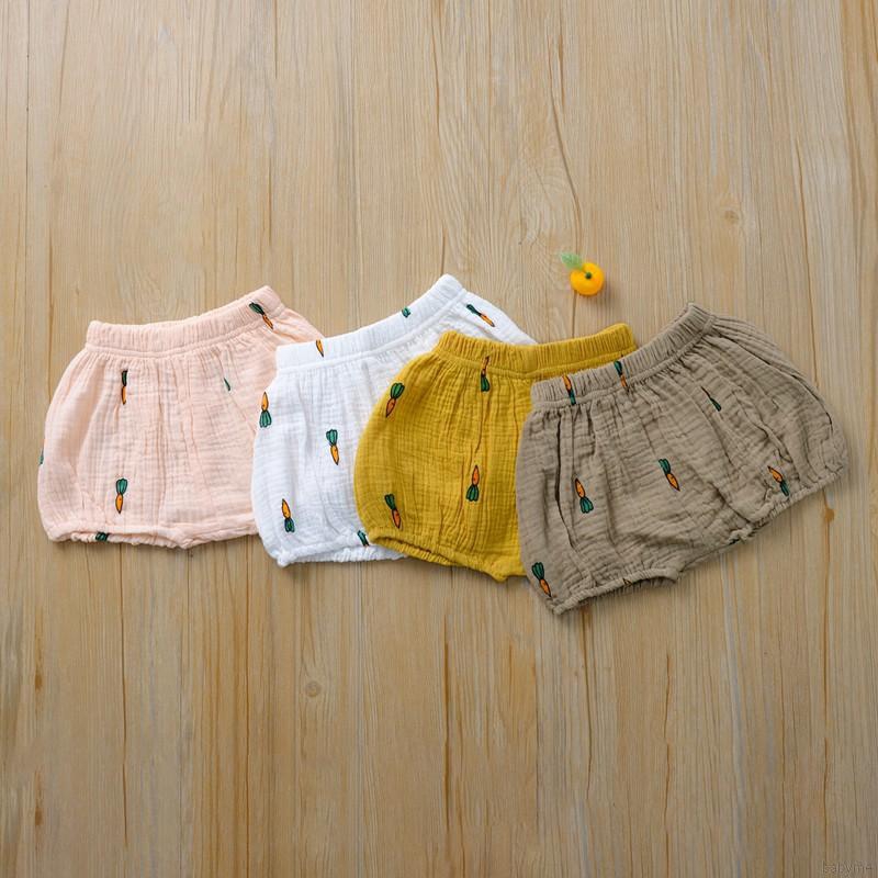 Quần short cotton thiết kế xinh xắn dành cho bé