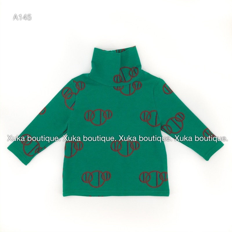 Áo Cotton Dài Tay Cao Cổ Bé Gái Bé Trai Quảng Châu Cao Cấp Nhà YAMI kids Mẫu Mới 2022 [ Ảnh Thật]
