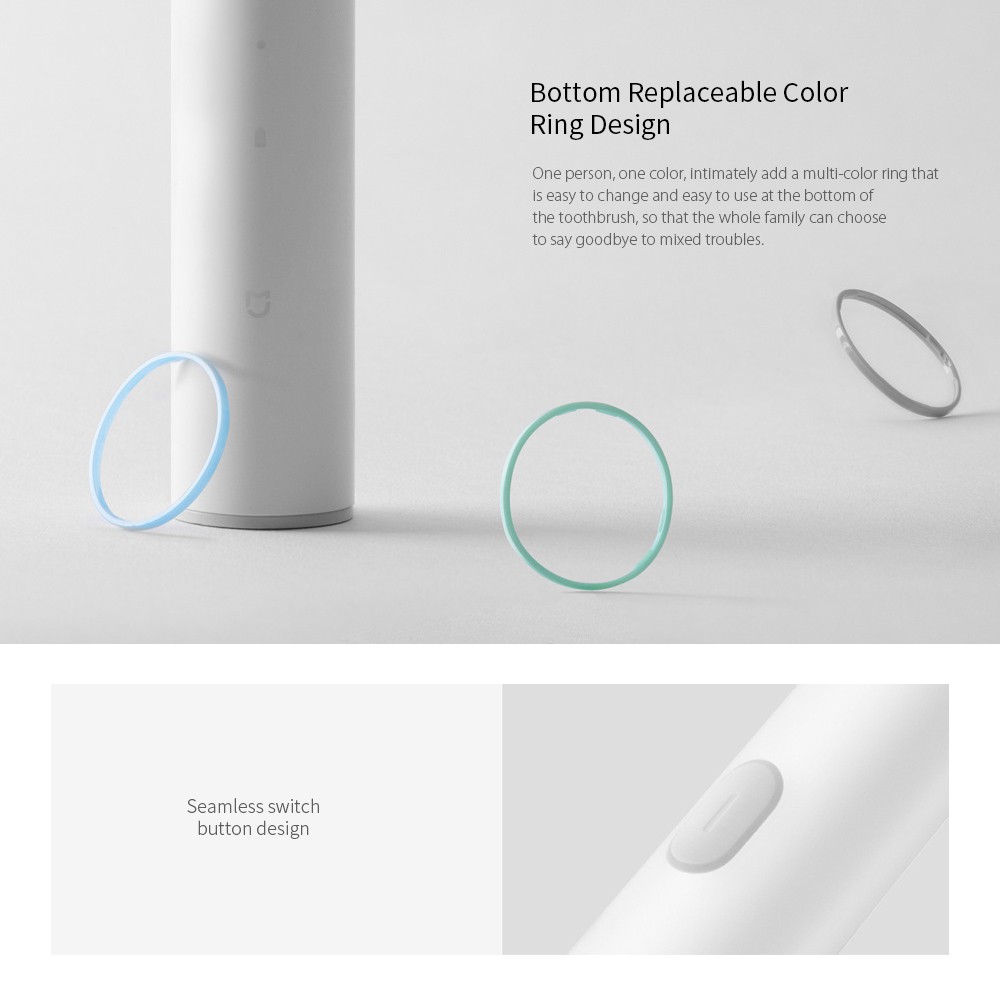 Xiaomi Youpin Bàn chải đánh răng   T300 không dây sạc USB sử dụng sóng siêu âm chống nước tiện dụng