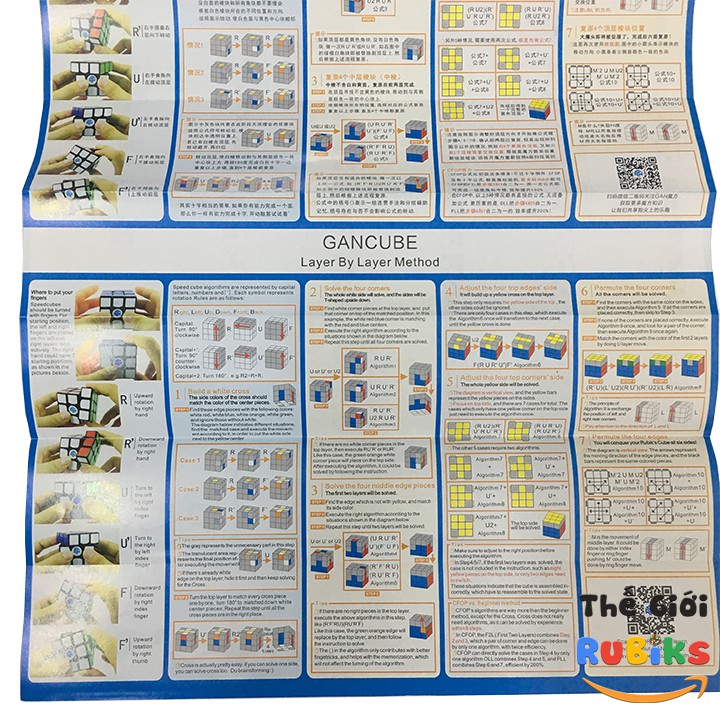 GAN's CFOP - Công thức nâng cao khối Rubik 3x3 Cross F2L OLL PLL