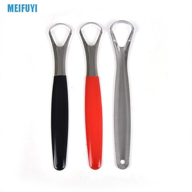 Cây cạo lưỡi bằng thép không gỉ vệ sinh răng miệng có thể tái sử dụng