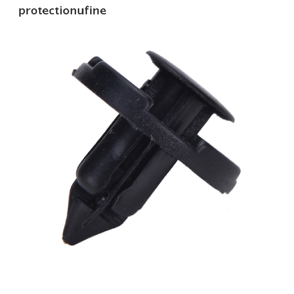 Bộ 50 Đinh Tán Nhựa 8mm Màu Đen Cho Xe Hơi Fender
