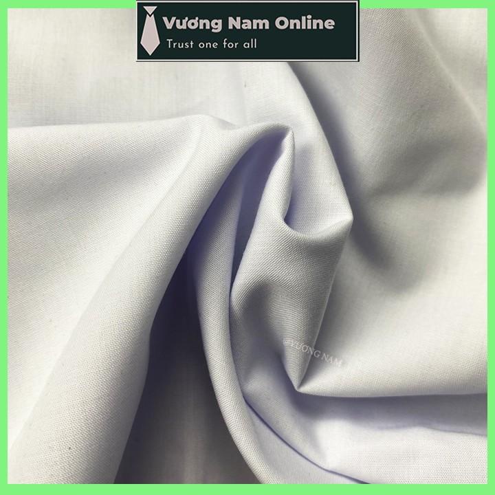 Áo sơ mi học sinh nam trắng tay ngắn và dài vải kate hàng tiêu chuẩn vạc ngang VN93A