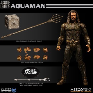 Mô hình Aquaman Chính hãng Mezco One:12 Collective DC Justice League