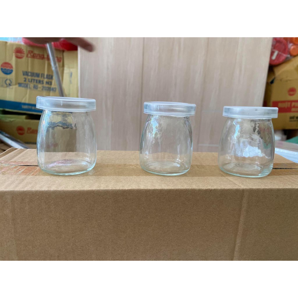 Lọ thuỷ tinh cao cấp làm sữa chua có nắp | BigBuy360 - bigbuy360.vn