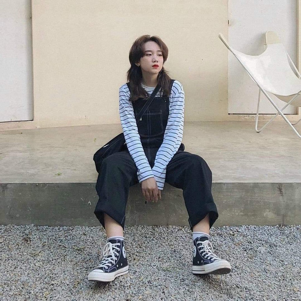 [Mã FAMAYWA giảm 10K đơn 50K] Yếm quần chỉ nổi KAN0121 | BigBuy360 - bigbuy360.vn