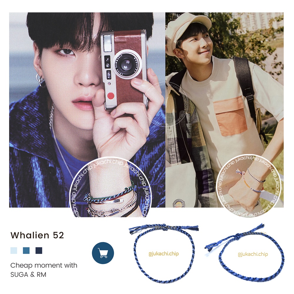 Vòng tay handmade cheap moment with SUGA & RM  | WHALIEN 52 BRACELETS