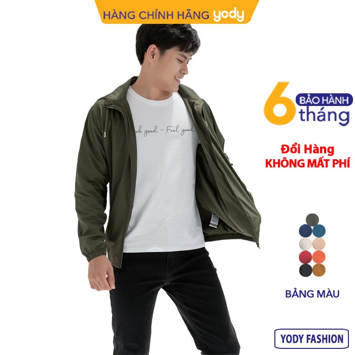 Áo khoác nam YODY chống nắng , áo gió 2 lớp cao cấp chống gió , bụi - yody fashion AKM3013 hè