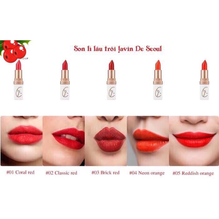 Son lì Dưỡng Môi Cao Cấp Javin De Seoul Flower For Me Velvet Lipstick Nhập Khẩu HÀN QUỐC 3,5g