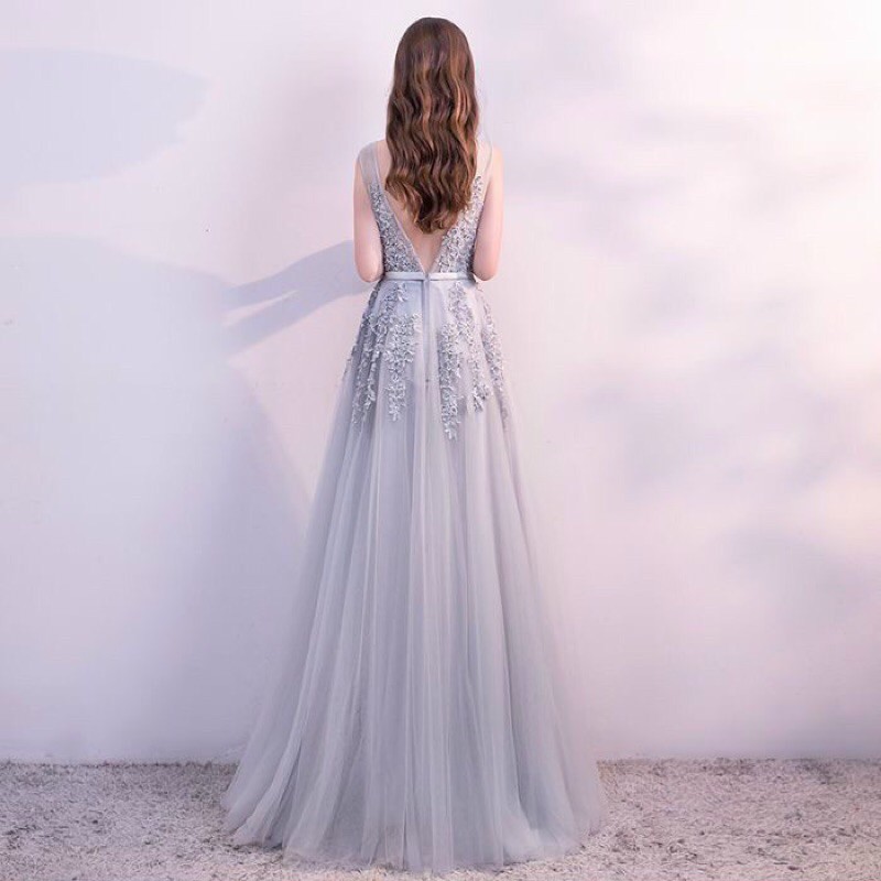 đầm dài phối hoa