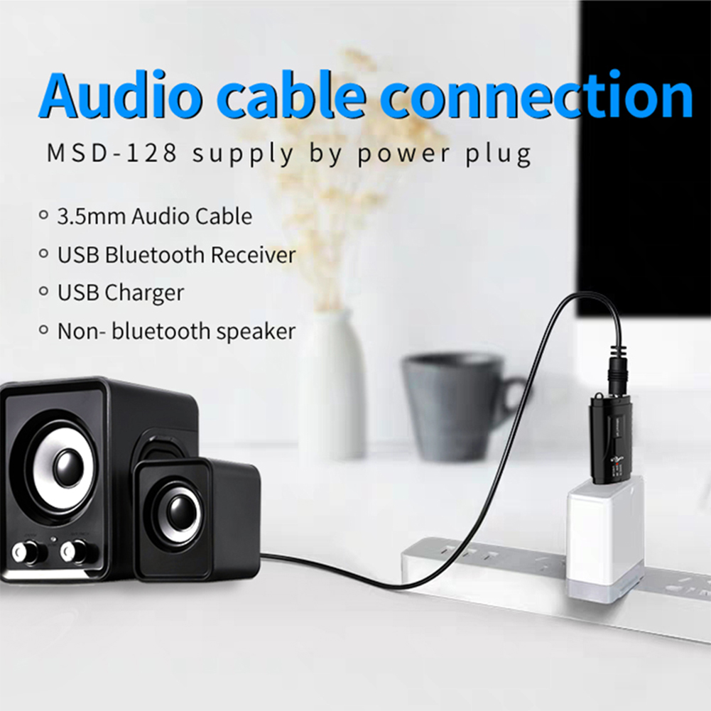 Máy phát FM di động mới trên ô tô Bộ thu Bluetooth 5.0 Bộ điều chế FM USB 3,5 mm AUX Máy nghe nhạc âm thanh