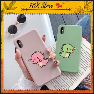 Ốp Đôi TPU Khủng Long Cute Bắn Tim - ốp iphone 6/6s/6plus/6splus/7/8/7plus/8plus/x/xs/xsmax/11/11promax - Fox Store